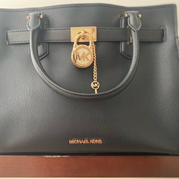 Michael Kors Black Leather Handbag - Picture 1 of 7